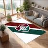 Fluminense FC Printed Crystal Velvet Area Rug, Soft Anti-Slip Water Absorbent Floor Mat for Living Room Bedroom