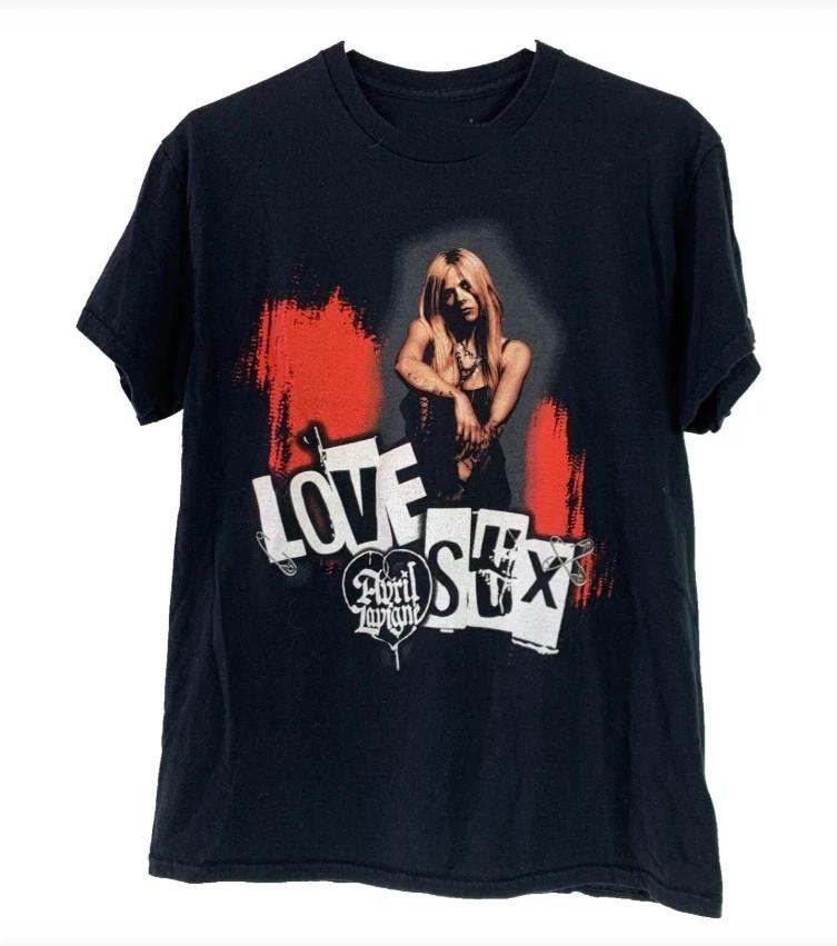 

Avril Lavigne Love Sux Tour Unisex TShirt All Size S To 5XL MI966 Unisex T-Shirt XXXL