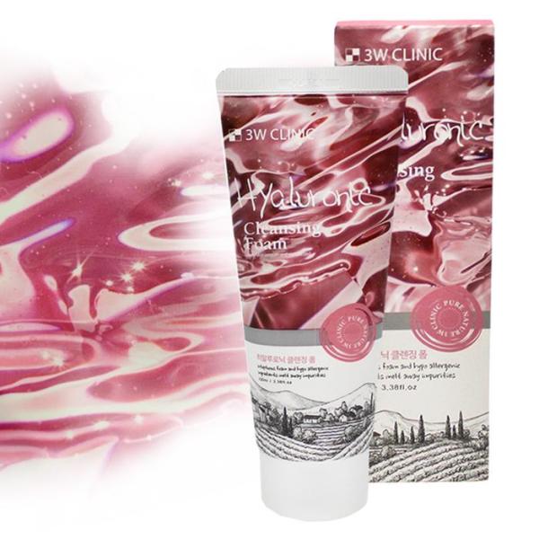 3W Clinic Hyaluronic Cleansing Foam 100ml Pure Natural Foam Cleanser (11122911) 1 main product