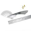 Multipurpose DIY Damascus Steel Blade Blank Semi-Finished Product For Handmade Fruit Small Straight Knife Making