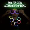 100pcs Mixed Color Glow Sticks Bracelet Necklace Set - Party Supplies & Decorations - Plastic Glow Sticks for Concerts, Festivals & Parties