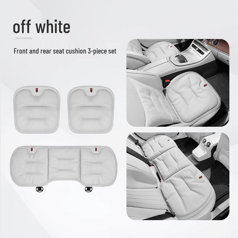 Breathable Nappa Leather Car Seat Cushion for Hongqi Models (H5, H7, H6, E-H9, HS7, HS5, EQM5, HS3) - All Seasons Universal Fit