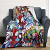 Custom Name Cars Movie Quotes Collage blanket for Couch & Bed, Plush Cozy Fuzzy Blanket Super Soft & Warm Blankets for Fall and Winter. 0908219