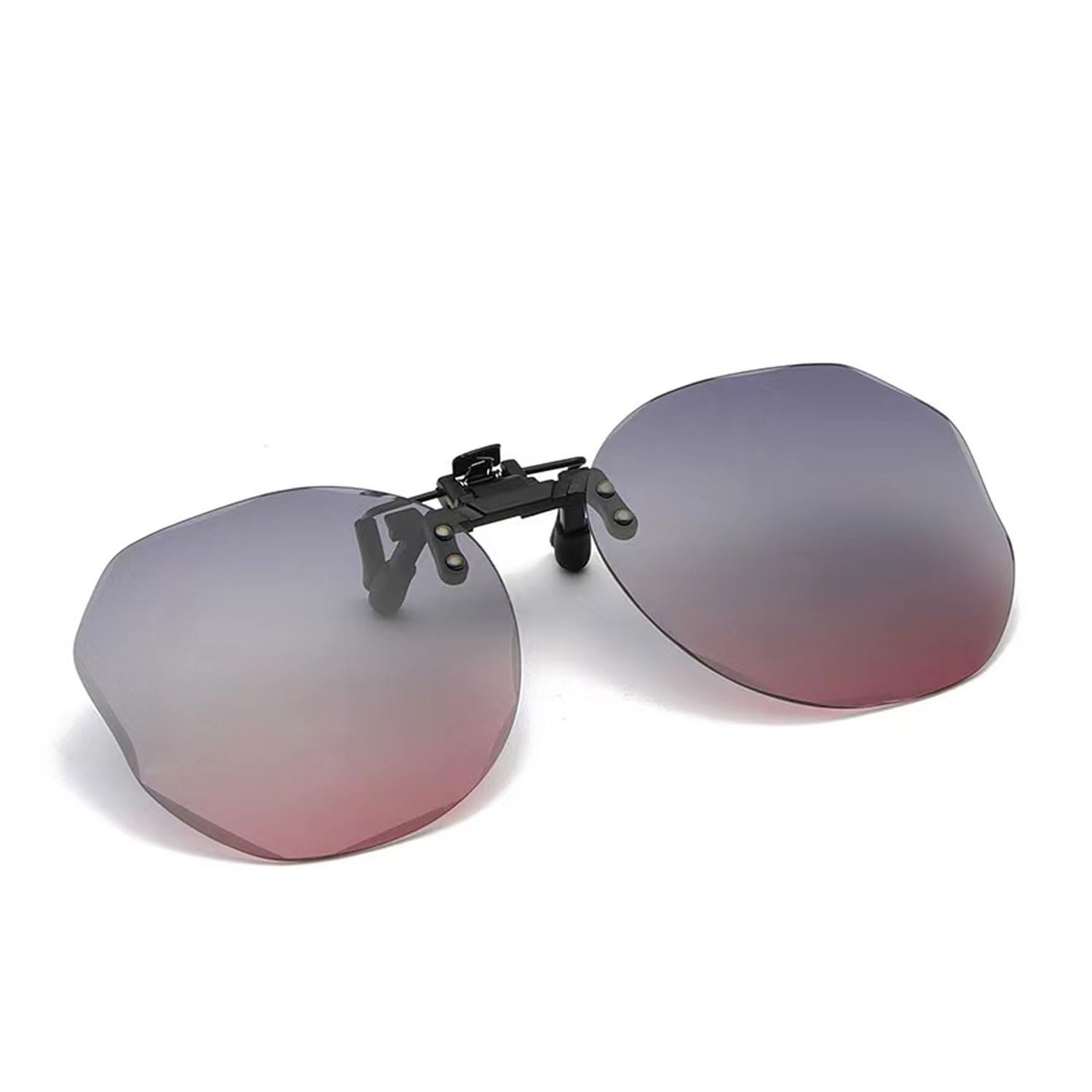 

[Whatif] Clip-on Sunglasses, UV400 Protection, Polarized Lenses, Easy to Install, for Outdoor Activities, Unisex, Multi-Faceted Design, Stylish Color