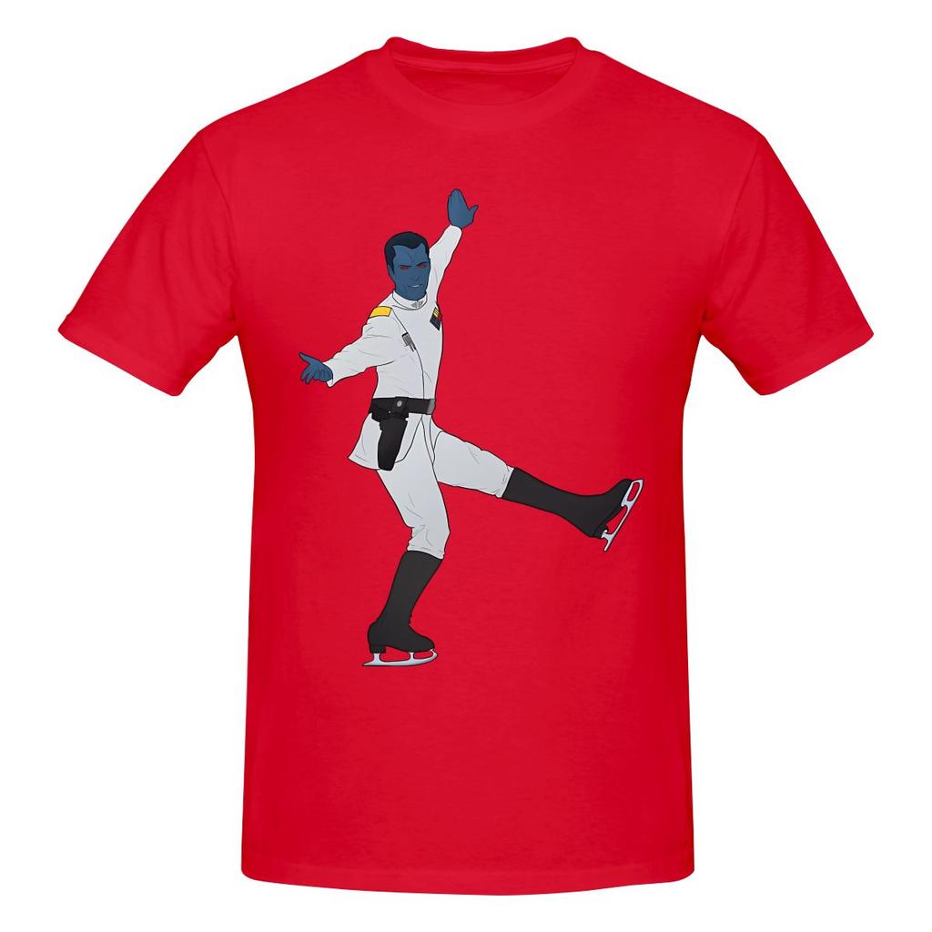 Thrawn Ice Skating Casual Tshirt Japanese Style Fresh Original Tshirt