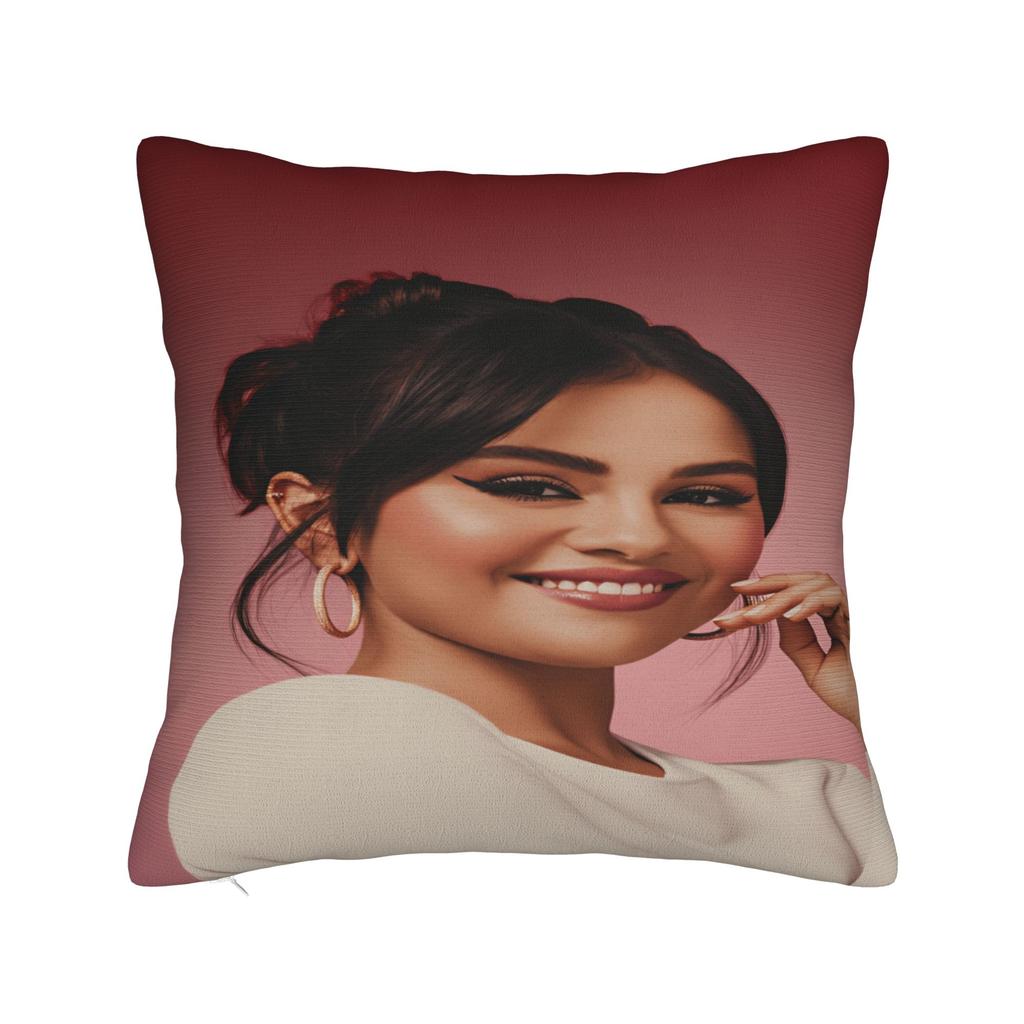 Singer S-Selena G-Gomez I Said I Love You First Pillow Case Pillow Cover For Sofa Couch Bed Living Room Vintage Pillowcases