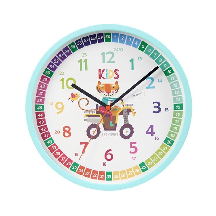 10inch Kids Learnings Clock, Kids Clock for Bedrooms, Playrooms Wall Decors