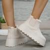 Foreign Trade Thick-soled Snow Boots for Women's Winter New Thickened and Velvet Fashion Warm One-pedal Short Boots Cotton Shoes for Women