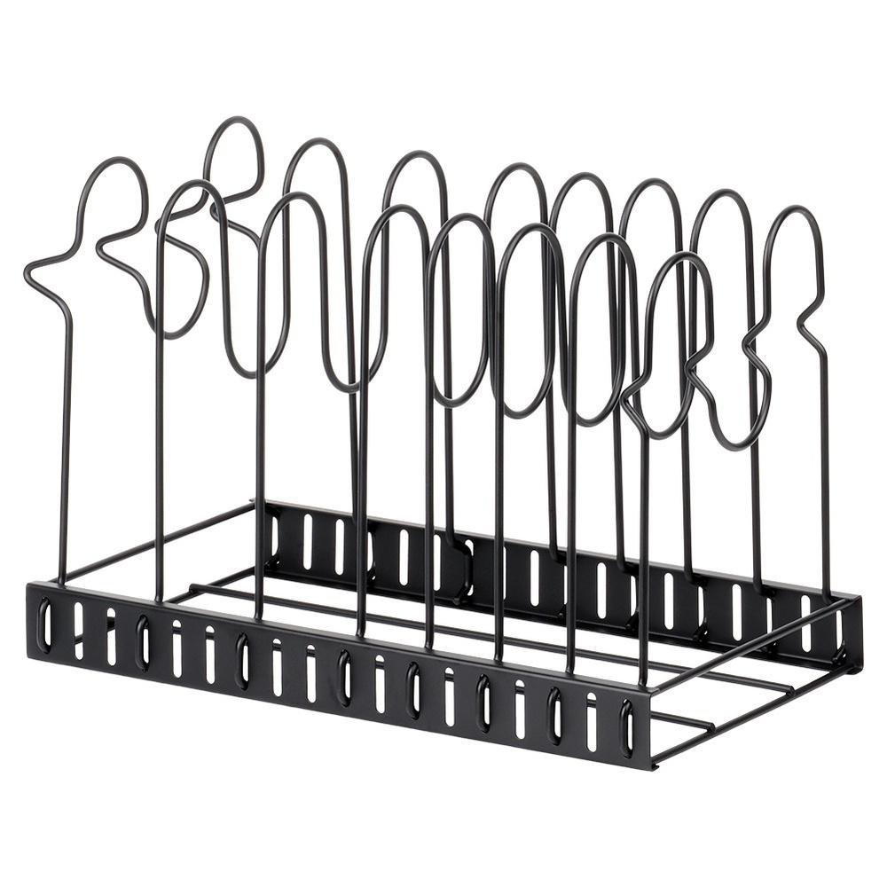 Kitchen Rack Organizer Shelf For Pots, Pans, Lids, Plates