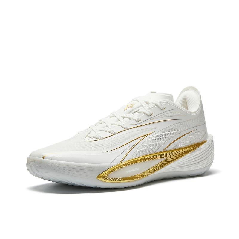 Anta Light Crazy 5 Performance Basketball Shoes Men Sneaker Paper-White 112621105-7