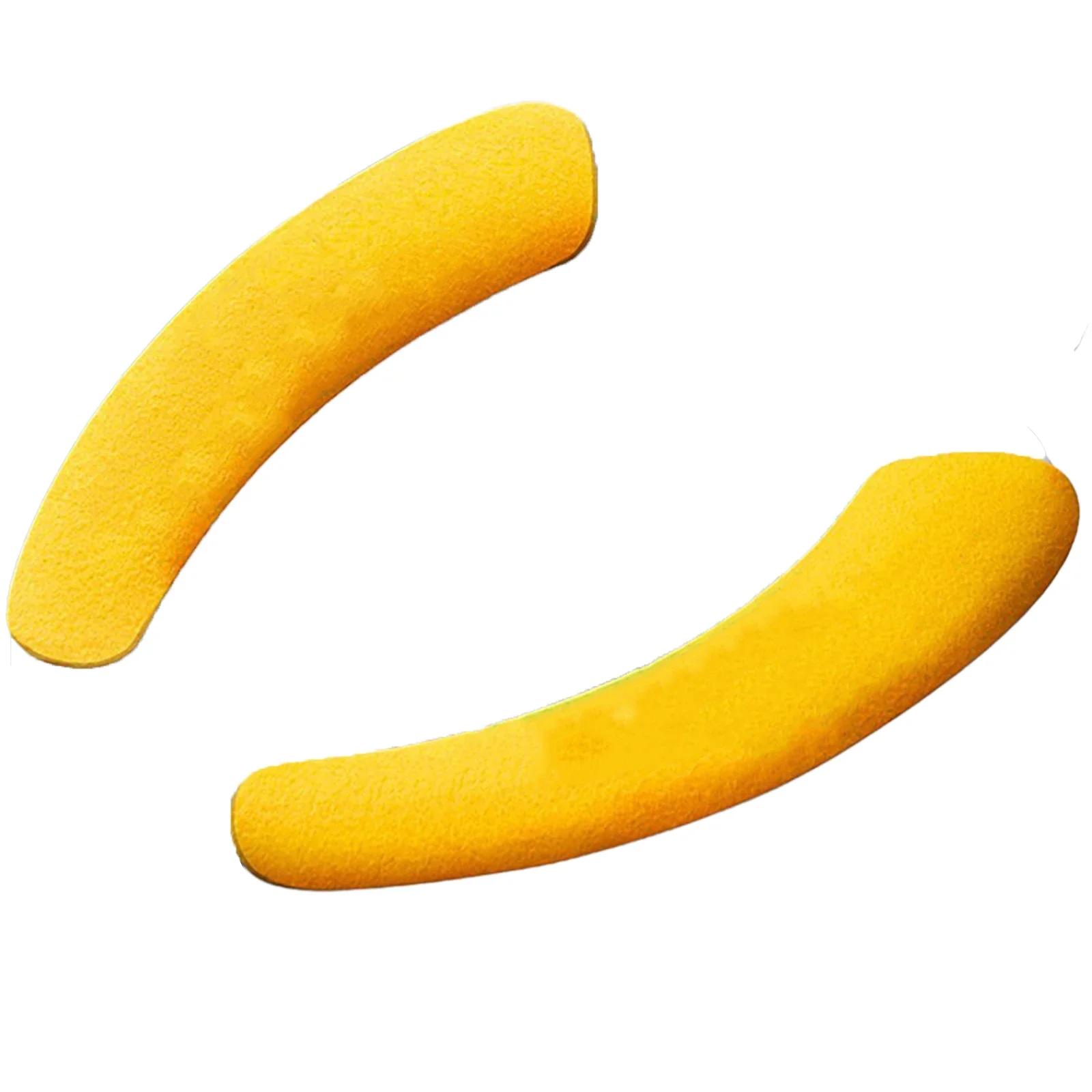 

1 пара универсальных чехлов для унитаза, мягкие, клейкие, моющиеся, для туалета, подогреватели для ванной, чехлы для сидений, подушки жёлтый