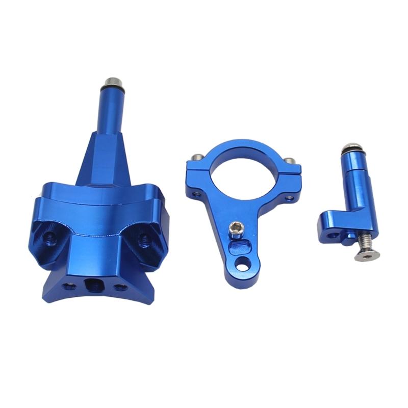Motorcycle Accessories Aluminium Alloy Steering Damper Bracket Mounting Kit Compatible for Ninja400 2019 2020 2021 2022