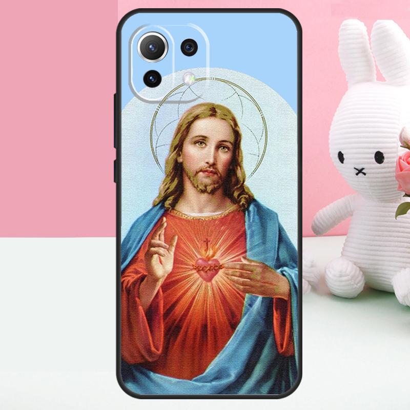 

God Jesus Case For Xiaomi 15 13 14 Ultra 13T 14T 15T Pro 17 Pro Max POCO X7 Pro X5 X6 F5 F6 F7 Funda Xiaomi 15