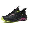 Anta Lightweight Shock Absorbing Low Top Running Shoes Men Sneakers Black Purple Green 912115510-4