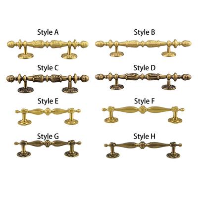 Cabinet Handle Brass Versatile Multipurpose Euro Style Sturdy Easy To Install Practical Stylish Elegant Cabinet Hardware