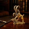 Handmade Brass Ornament Brass Desktop Decoration Collectibles Brass Figurine  Office Decor