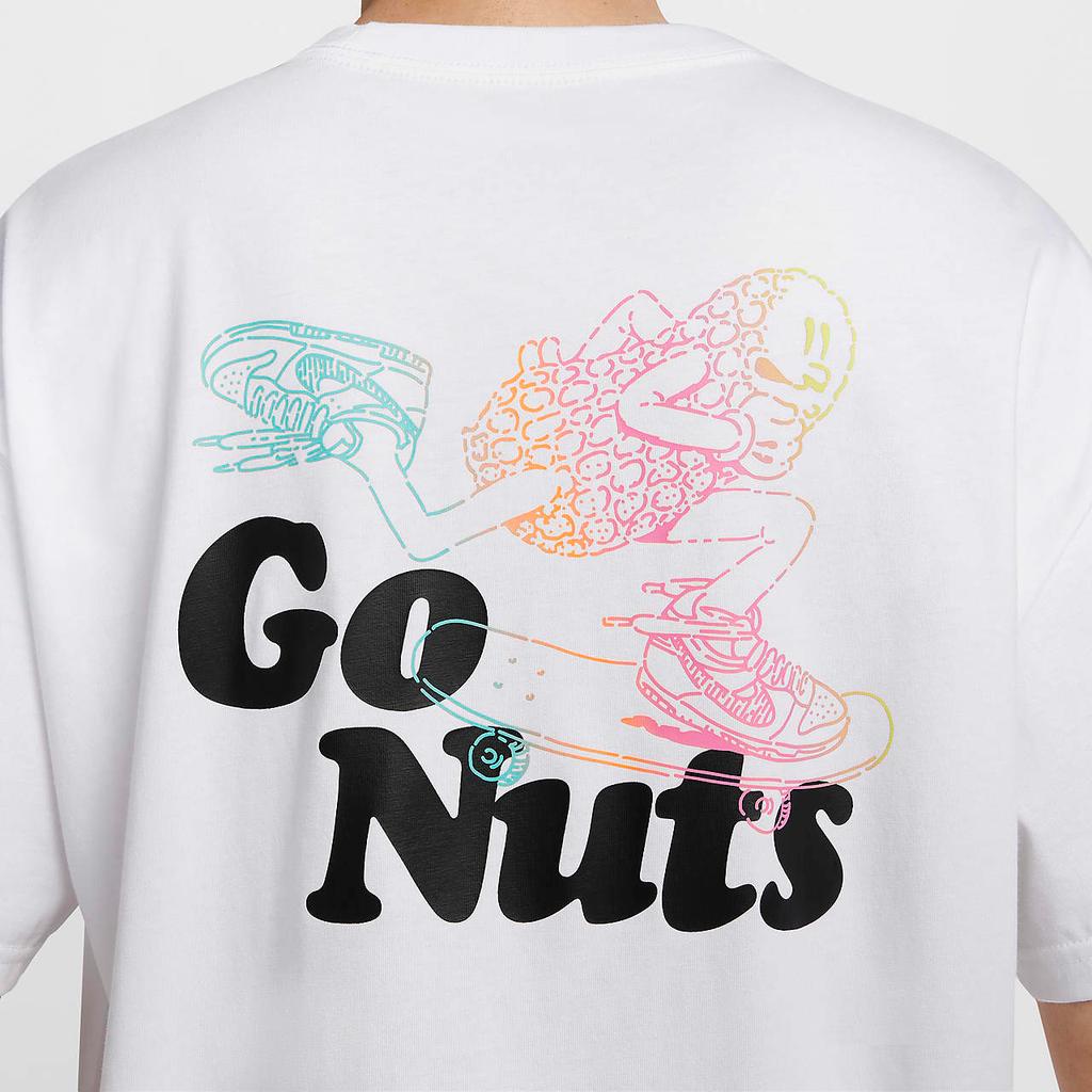 Nike Sb Comfortable Casual Round Neck Sports Short Sleeve T-Shirt Men T-Shirts White HM4457100