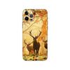 Deer Hunting Phone Case for Iphone 5 5s 2020se 6 6s 7 8 Plus X 10 XR XS 11 12 13 Mini Pro MAX Black Tpu Back Cover
