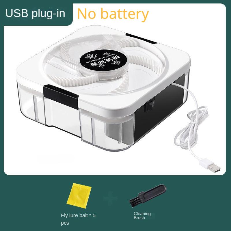 

USB-разъем Новая ловушка для мух Автоматический ловец вредителей Убийца мух Электрическая ловушка для мух Устройство для отпугивания вредителей в помещении и на улице
