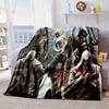 Assass Warrior Blanket Flannel Blanket for bed, sofa, Camping, Hiking, Picnic Essentials, gift for family Fan gifts
