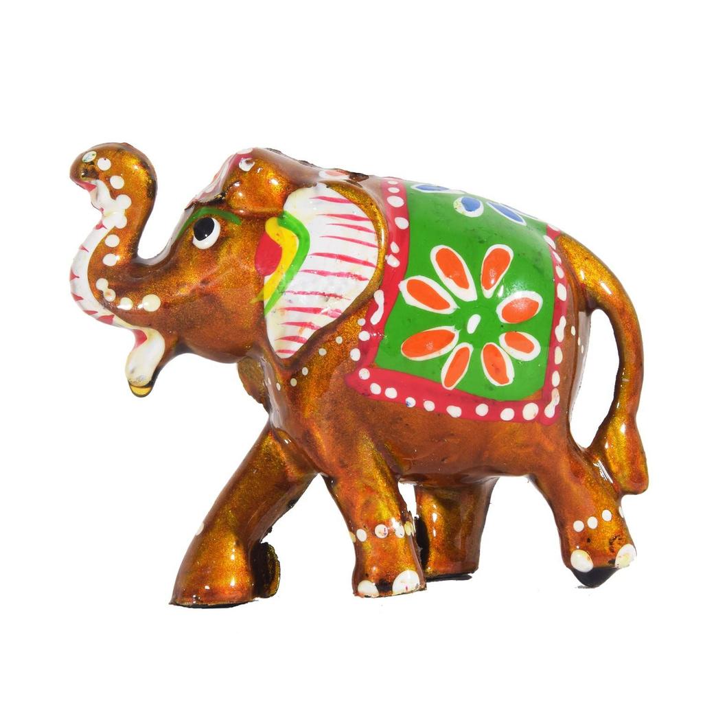 Paper Mache Elephant Showpiece for Home Decor Handcrafted Elephant Showpiece, Housewarming Present Decoration and Gift Purpose