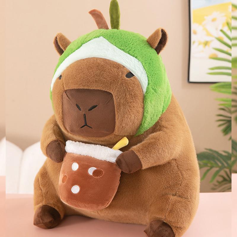 30CM Capybaras Stuffed Animals Doll Capibara Cosplay Bread  Unicorn Dinosaur Plush Toy Room Decoration Sofa Plush Pillows
