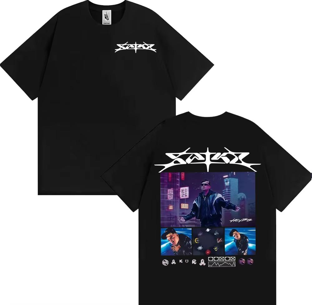 Rapper Saiko Polaris Album Tour 2025 Cover T Shirts Unisexs Clothing Fashion Retro Tshirt Comfort Cotton Short Sleeve Unisex T Shirt
