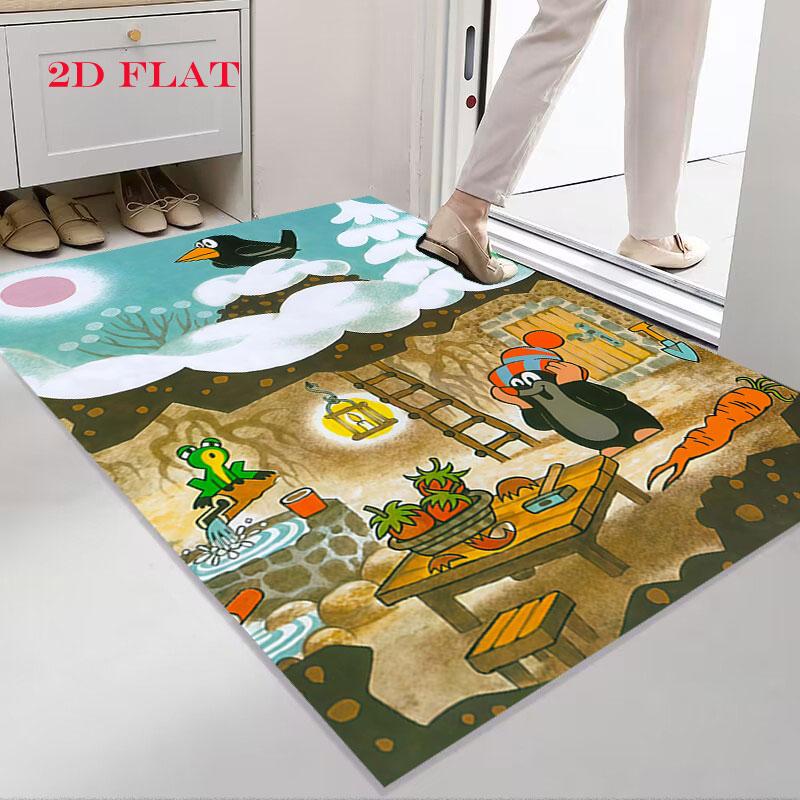 Maisy Mouse Carpet Rug for Living Room Bedroom Home Sofa Decoration,Kids Play Nonslip Floor Mat
