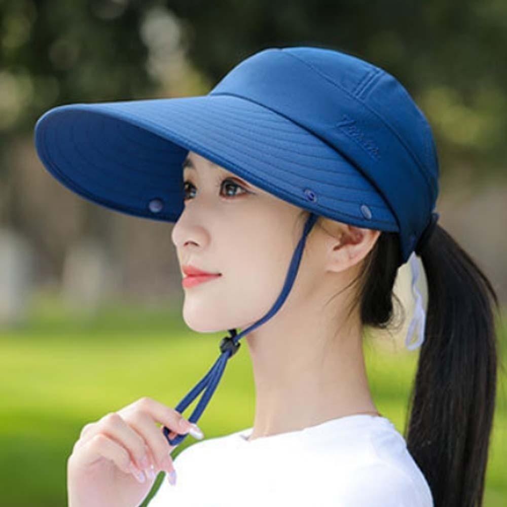 Anti-UV Sunshade Shawl Cap Wide-Brimmed Picking Tea Hat Portable Neck Protection Cap  Cycling