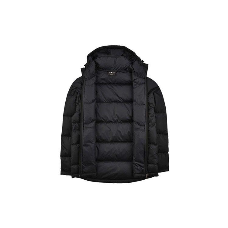 Li Ning Down Jacket Men's Standard Black AYMN067-2