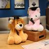 Niedlicher Dr.. Elefant Fuchs Puppe Plüschtier Dr. Hut Löwenpuppe Stoffpuppe Abschluss-Erinnerungsgeschenk