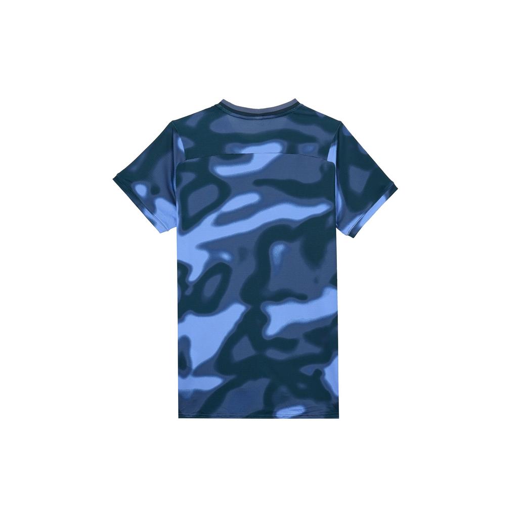 Nike Dri-Fit Casual Round Neck Quick-Dry Short Sleeve T-Shirt Men Tops Blue Black FQ2109-494