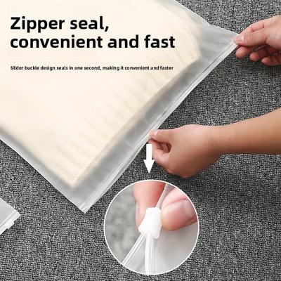 Travel Storage Bags, Transparent Dust-proof Underwear, Suitcases, Self-sealing Bags for Clothes, and Separate Bags for Travel Shoes