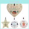 Decorations Gift Christmas Hanging Bauble Wooden The Year Of The 2020 Lockdown