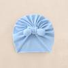 Cartoon Baby Fetal Cap 0-5 Months Newborn Turban Hat Windproof Boneless Muslin Hat  Toddler