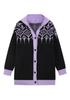 2025 Autumn/Winter Women's Hooded Cardigan Sweater - Casual Loose Cape, Plus Size, Trendy