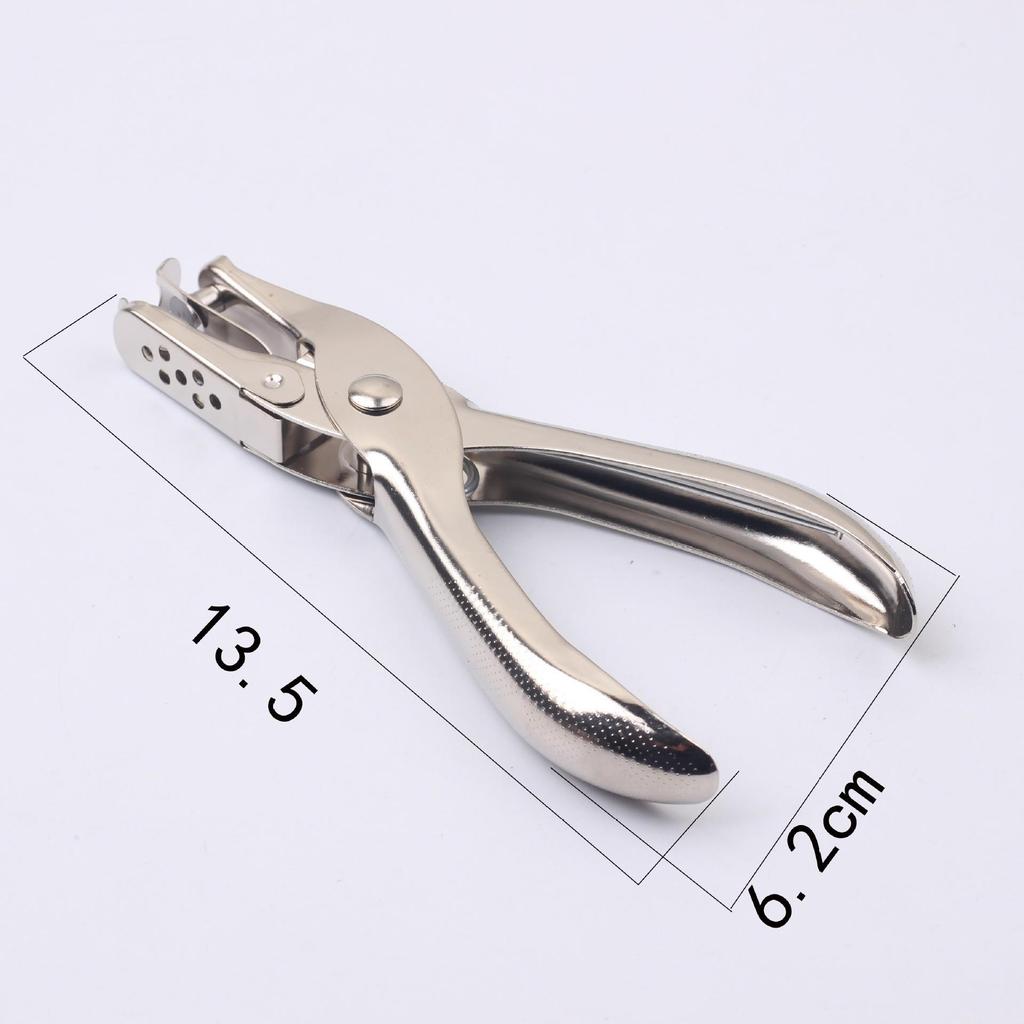 Handheld Metal Punch Pliers for Round Hole Paper Perforation and Perler Beads Binding.