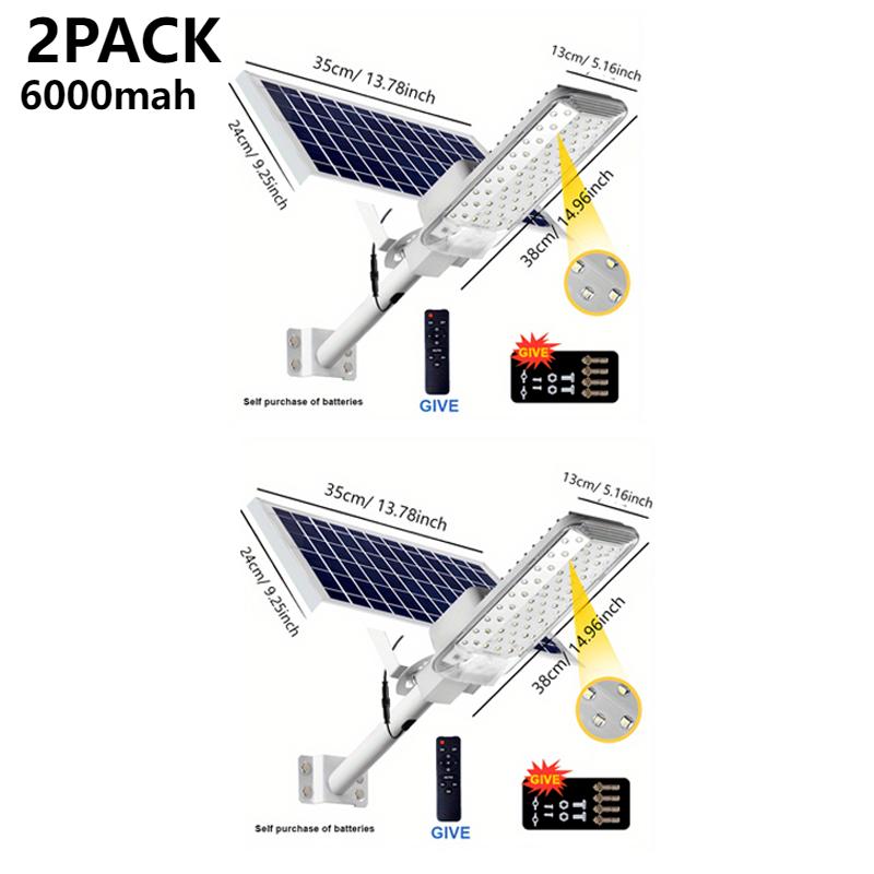 

2PACK Солнечный Светильник Уличный Солнечный Светильник Водонепроницаемый Супер Яркий Автоматический Уличный Светильник От Заката до Рассвета Для Гаража Сада