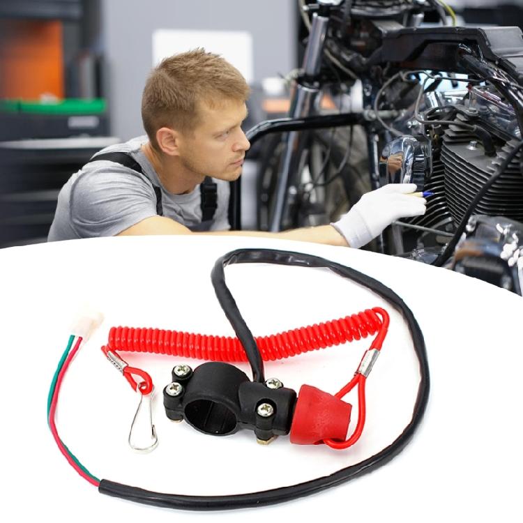 Reliable Waterproof Motorcycle Cut  Switch Plastic & Metal Control Switch for Competing Event  & Unexpected Situations