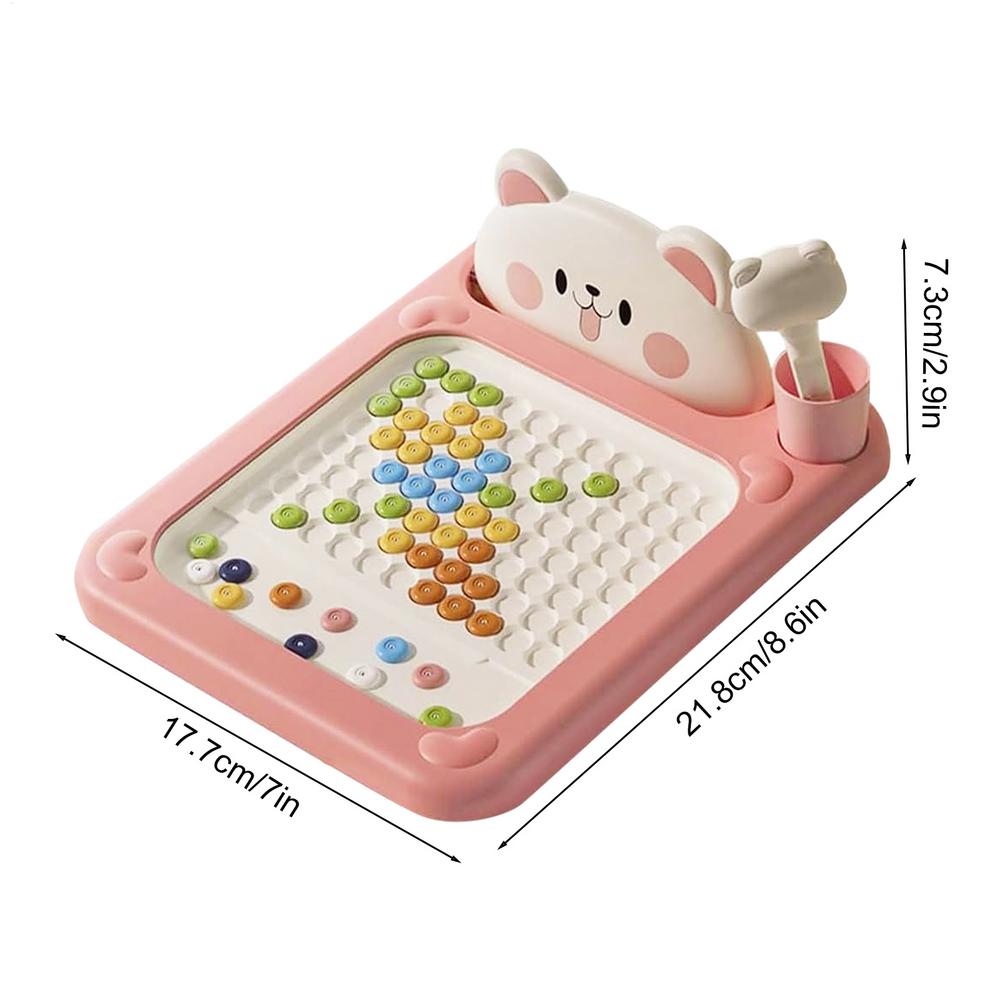 

Magnetic Activity Board Magnetic Drawing Board for Toddler With Pen Parent-Child Interaction Toys for Aged 2-5 Boys Children Kid