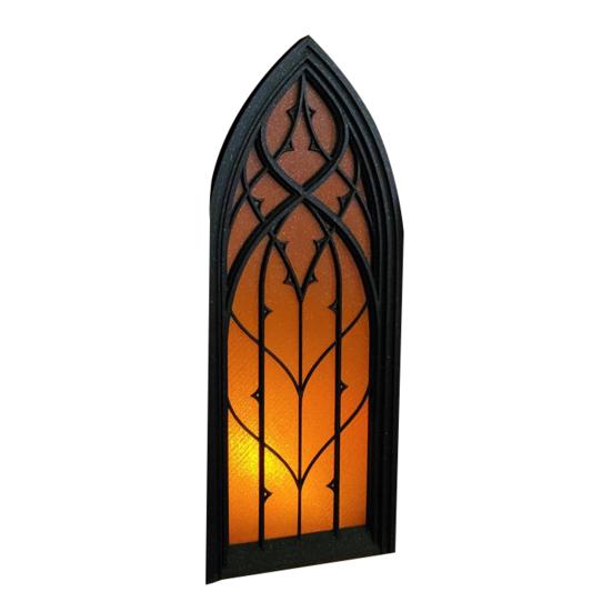Fantasy Window Book Nook with Light Retro Light-up Window Booknook Bookshelf Insert Decoration Gift for Book Lovers