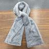 With Hidden Zipper Pocket Plush Scarves Soft Cross Neck Scarf  Autumn/Winter