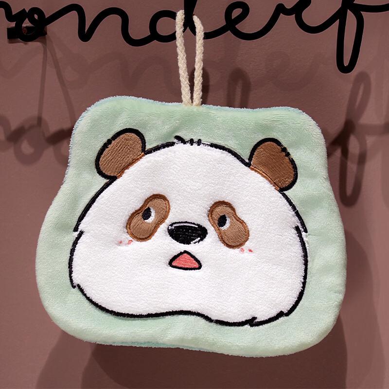 Daidaiwu Qizai Panda Coral Fleece Hand Towel