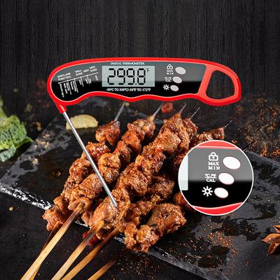 Sofort ablesbares digitales Fleischthermometer Wasserdicht Mit Hintergrundbeleuchtung & Kalibrierung Für Küche Outdoor-Kochen BBQ Grillen