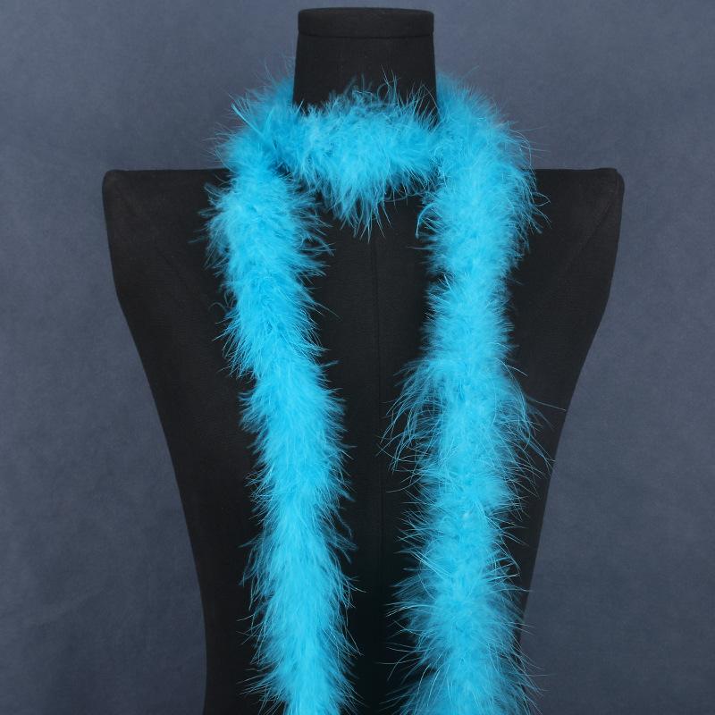 About 2 Meters Long-Haired Turkey Feather Clothing Pet Supplies Car Ornaments Flower Lights Christmas Supplies Diy Decoration