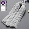 Buddhist Altar Shop Takita Store Kyoto Prayer Beads Prayer Beads for Women Freshwater Pearl (gray Color) 8mm Ball Pure Silk Tassel Comes with Beads