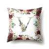 Polyester Pillowcase American Retro Flower Plant 26 English Letter Cushion Cover Car Pillowcase