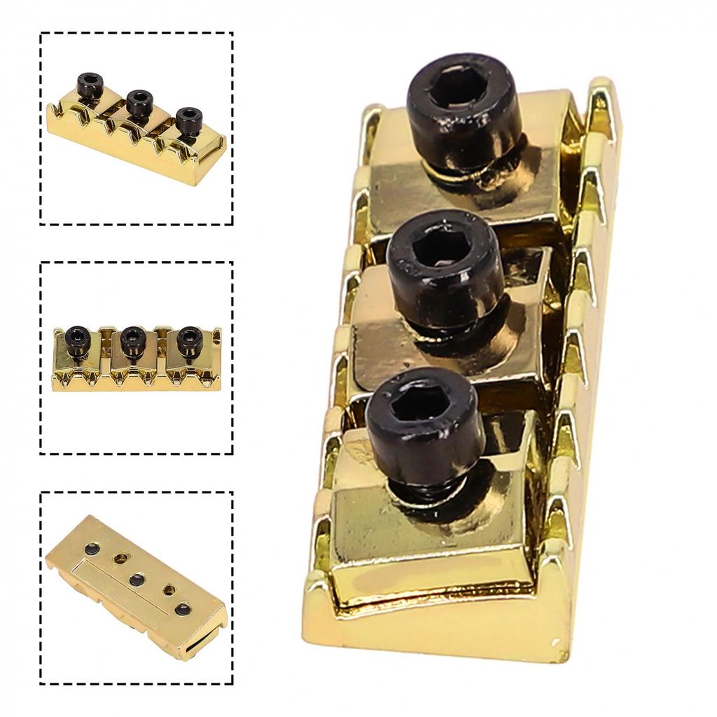 Contraporca Cromo Dourado Comprimento: 42 mm; Largura: 15,5mm Metal