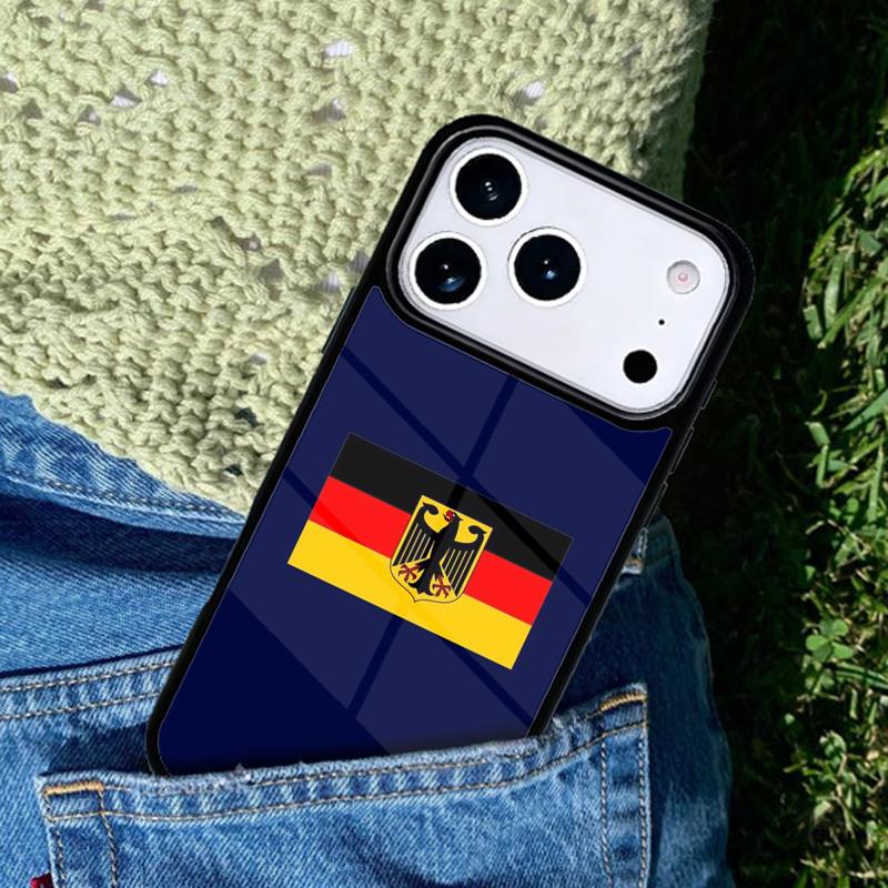Germany Flag National Emblem phone case cover Compatible with for IPhone 17air 16e 15 14 13 12 11Pro Max 17 Air