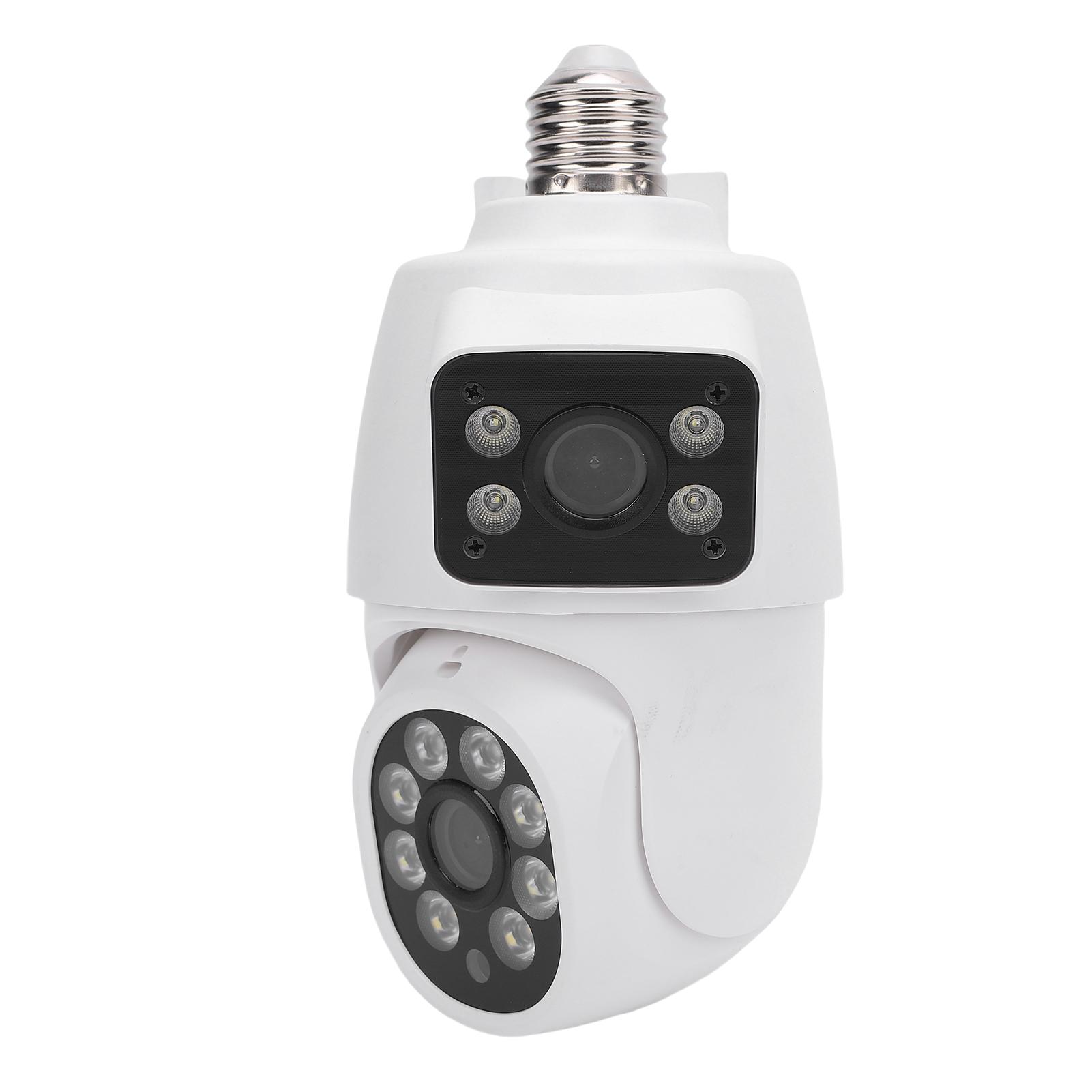 

Розумна внутрішня поворотна камера для домашньої безпеки з панорамним оглядом 360°, подвійним об єктивом, виявленням руху 2